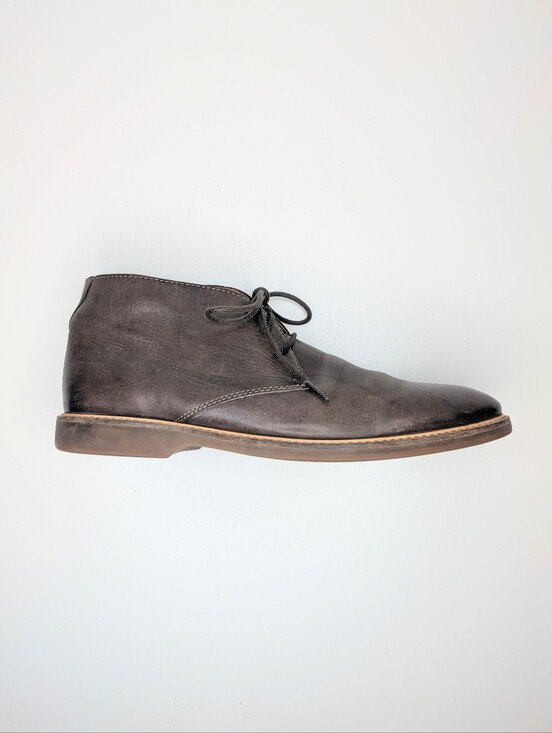 Clarks Desert Chukka Boots Lace Up Brown Leather Men\'s Size 9.5 main image 4